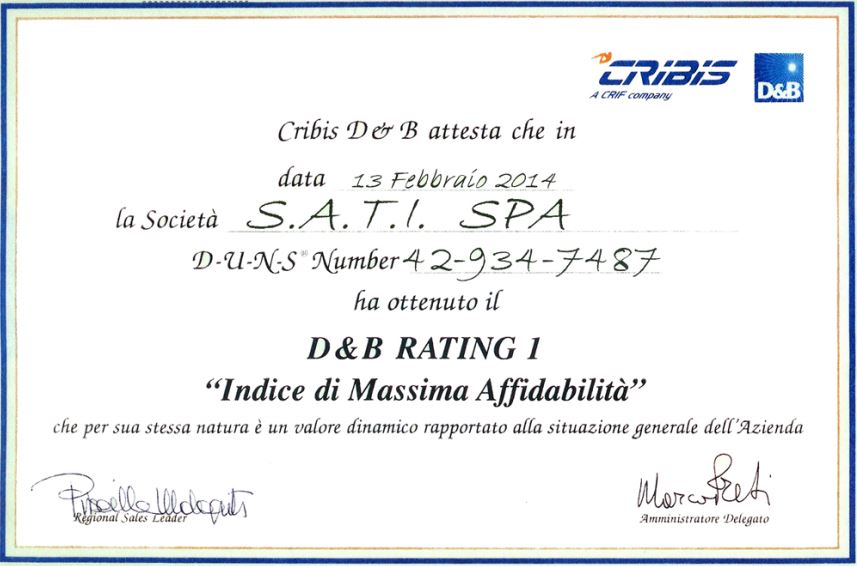 DB2014 D&B Rating 1